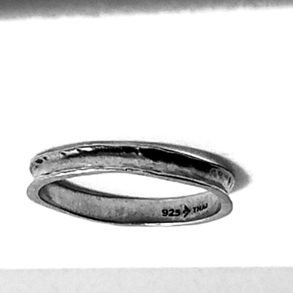 SILPADA Sterling Silver Wedding Band or Stackable Ring  SIZE 6
